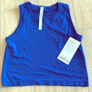 Lululemon breeze by crop muscle tank